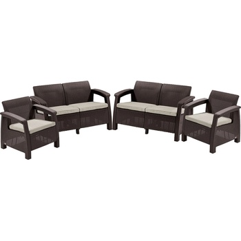 ALLIBERT Corfu Rest - without table hnedá (258951)