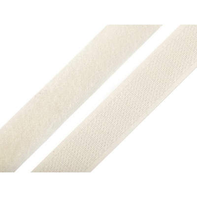 Suchý zip háček + plyš šíře 20 mm Varianta: (031) ecru, Balení: 25 m