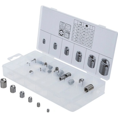 BGS technic BGS 106844 Závitové vložky M3 ÷ M10, samořezné Sada 32 dílů