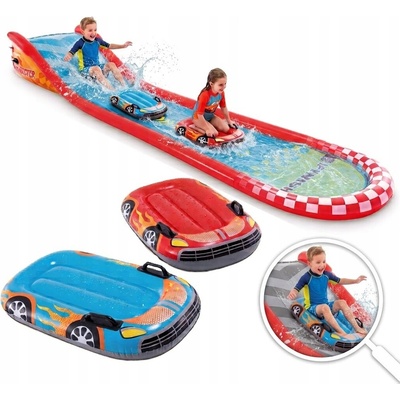 Intex vodná šmýkačka + 2 lehátka 561 cm x 119 cm x 76 cm 57167NP