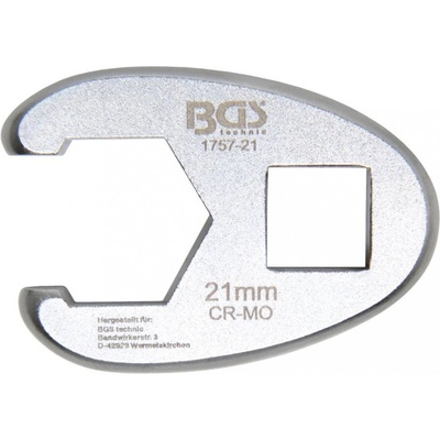 BGS technic Hlavica hollander kľúča 12.5 mm 1/2" rukoväť 21 mm BGS 1757-21