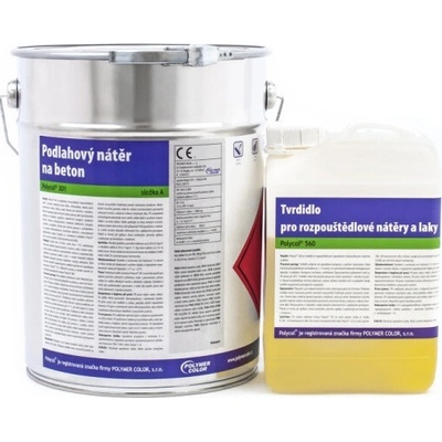 Polymercolor | Polycol 301 - epoxidový nátěr na beton 1+0,2 kg - Odstín SV.ŠEDÁ