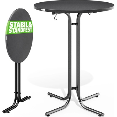 DB Garden Cateringový skládací barový stůl Ofelie 70 cm šedý
