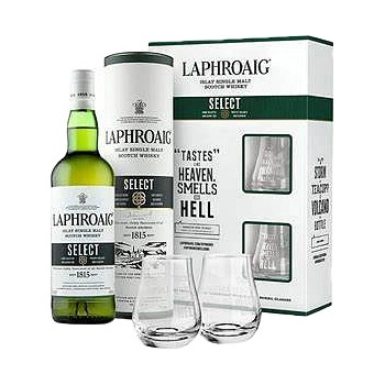 Laphroaig Select 40% 0,7 l (dárkové balení 2 sklenice)