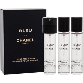 CHANEL Bleu de Chanel 3x20 ml парфюм пълнител за мъже