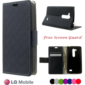 Image 1 of LG L Fino Wallet Кожен Калъф + Протектор