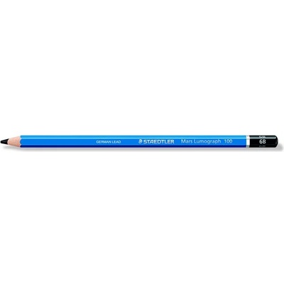 STAEDTLER Графитен молив, 6B, шестоъгълен, STAEDTLER "Mars Lumograph 100" 100-6B (100-6B)