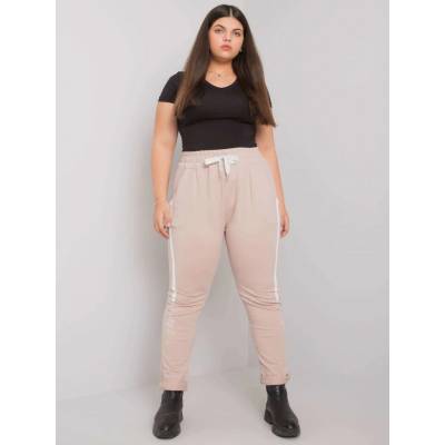 Relevance tepláky abelia s pruhem rv-dr-6876.82p-beige