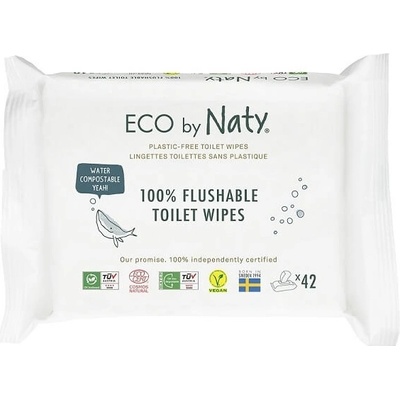Naty Nature Babycare Obrúsky vlhčené toaletné Eco 42 ks
