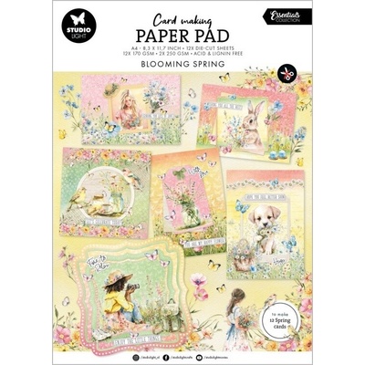 Card Making Pad Blooming Spring Essentials nr.16 (SL) Studio Light SL-ES-CMP16