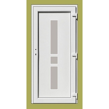 Soft Megan Vchodové dveře biele 100x210 cm pravé