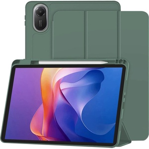 Techsuit Калъф за Xiaomi Redmi Pad 2 - Techsuit - Flex Trifold (с поставка за молив) - зелен