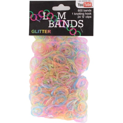 Gumičky Loom Glitter 600 ks