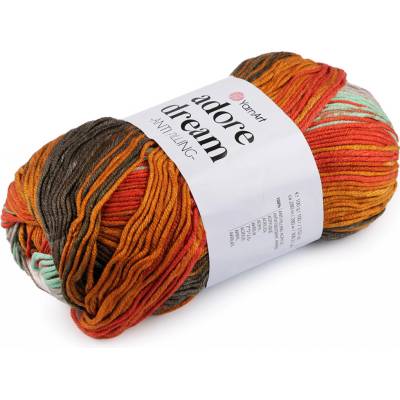 Prima-obchod Pletací příze Adore Dream 100 g, barva 9 (1069) hořčicová