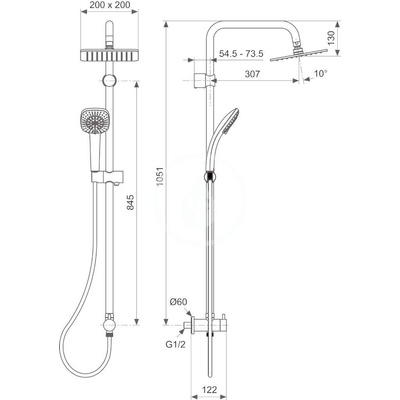 Ideal Standard Idealrain Cube A5834AA