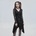 Devil fashion дамска рокля с дълъг ръкав devil fashion - skt135