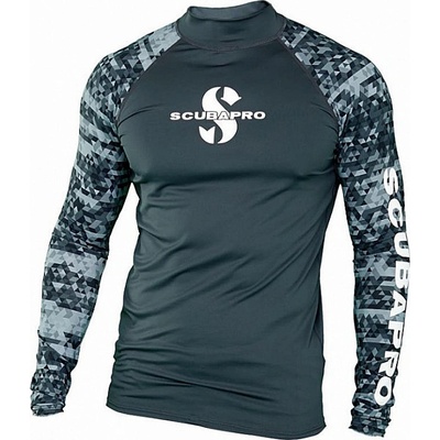 Scubapro RASH GUARD GRAPHITE UPF50, dlhý rukáv - pánske