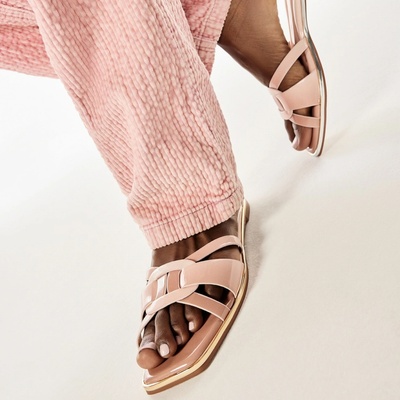 Aldo dámské pantofle a žabky Cadialdan zlatá