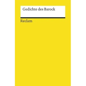 Gedichte des Barock | Volker Meid (ISBN: 9783150191002)