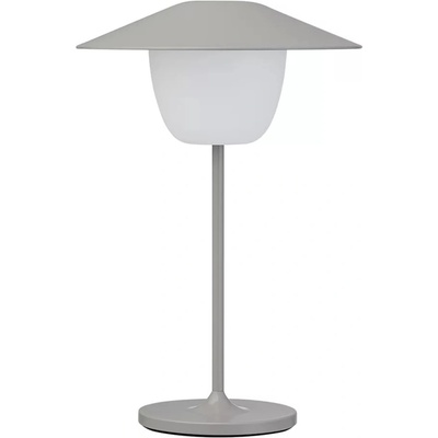 blomus Преносима настолна лампа ANI MINI, 21 см, LED, сателитно сив, алуминий, Blomus (BM67074)