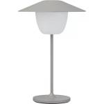 blomus Преносима настолна лампа ANI MINI, 21 см, LED, сателитно сив, алуминий, Blomus (BM67074)