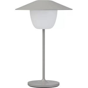 blomus Преносима настолна лампа ANI MINI, 21 см, LED, сателитно сив, алуминий, Blomus (BM67074)