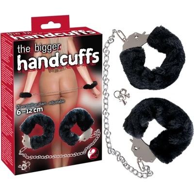 Белезници с дълга верига и плюшена повърхност - Bigger Furry Handcuffs (YOU2T00252)