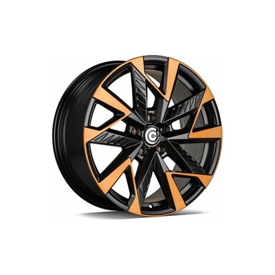 CARBONADO Trick 8x18 5x112 ET40 half black matt cooper front