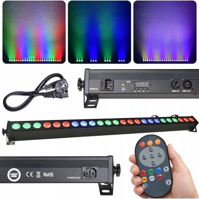 LIGHT4ME DECO BAR 24 RGB IR LED