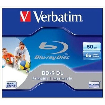 Verbatim 43748 празен Blu-Ray диск BD-R 50 GB 1 броя (BRV-6DL) (BRV-6DL)