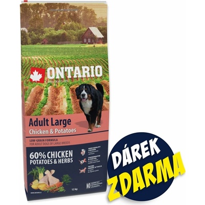 Ontario Adult Large chicken & potatoes 14,25 kg