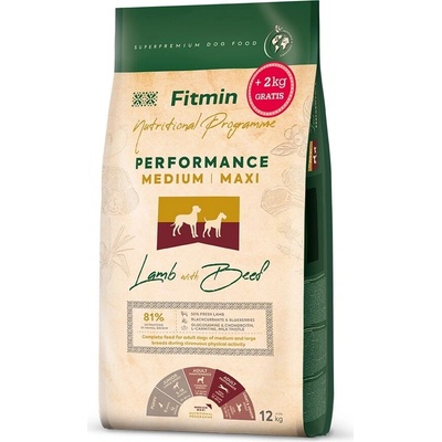 Fitmin Performance Medium & Maxi Lamb & Beef 14 kg