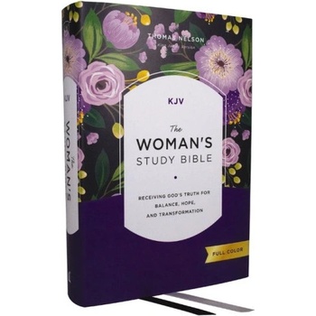 Kjv, the Woman's Study Bible, Hardcover, Red Letter, Full-Color Edition, Comfort Print: Receiving God's Truth for Balance, Hope, and Transformation | Rhonda Kelley