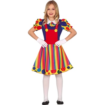 Image 1 of Fiestas Guirca Момичешки костюм - Клоун Размер - деца: S: 101-109 см