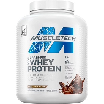 MuscleTech Grass-Fed 100% Whey Protein, 2070 Grams