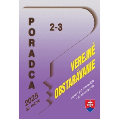 Poradca č. 1-2/2021 - Zákon o verejnom obstarávaní s komentárom