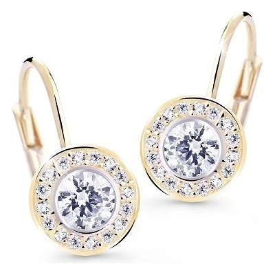 Šperky-NM zlaté kruhové náušnice na patent 2078