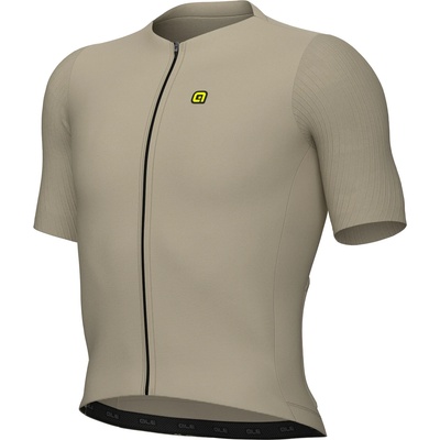 Alé Мъжка фланелка с къс ръкав за колоездене Alé PR-E Earthy Style 2.0 S/S Jersey Cycling jersey - Rope Grey - размер XXL (056-3943-0317)