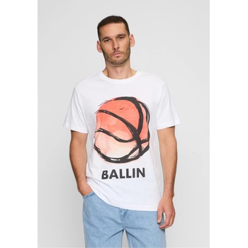 Mister Tee Тениска Ball Tee white XXLUB-MT2631-00220 - Тъмносив, размер L