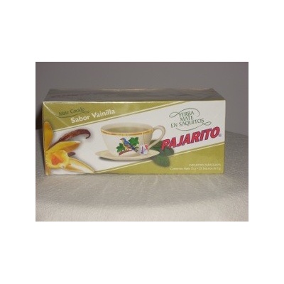 Yerba mate pajarito vanilka (20 vrecúšok)