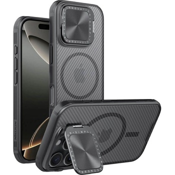 Nillkin Magsafe Калъф за iPhone 16 Pro Max, Nillkin CamShield Prop Case, Черен (6902048282186)