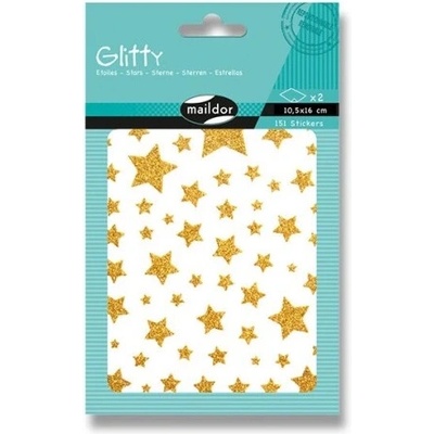 Maildor Samolepky Glitty Hvězdy