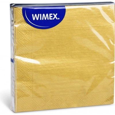 Wimex Ubrousek PAP FSC Mix 3V zlatý 20ks 33x33cm
