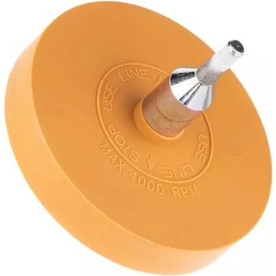 Invento round rubber disc for removing tape and glue
