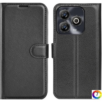 ZTE Blade A75 4G Litchi Texture Wallet Калъф и Протектор