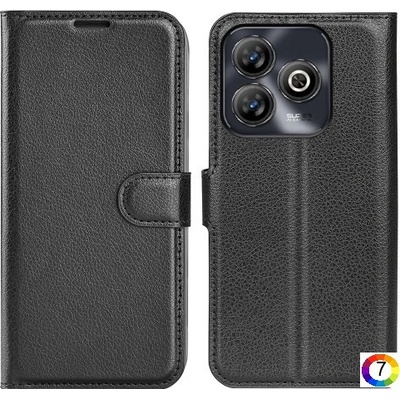 ZTE Blade A75 4G Litchi Texture Wallet Калъф и Протектор