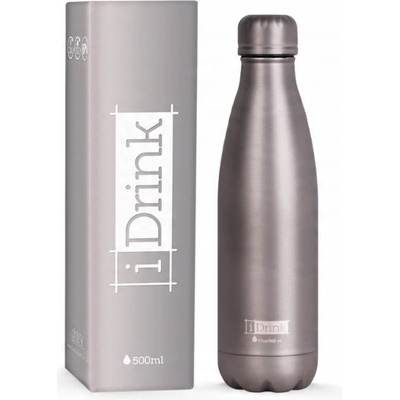 I Drink termoska metalická šedá 500 ml