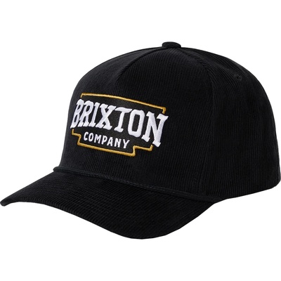 Brixton Мъжка шапка с козирка Brixton Pierson C NP MP SNPK Cotton Cap - Black Corduroy - размер One Size (904-4894-0111)