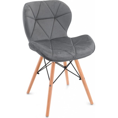 Bestent Stone sametová tmavě šedá