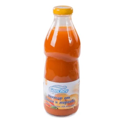 Ганчев нектар Кайсии и моркови 750мл